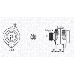 Kintamosios srovės generatorius MAGNETI MARELLI 063532628010