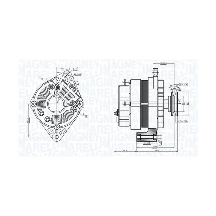 Kintamosios srovės generatorius MAGNETI MARELLI 063730375010