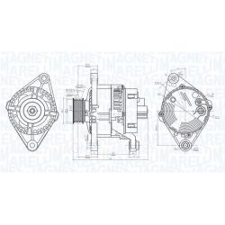 Kintamosios srovės generatorius MAGNETI MARELLI 063731084010