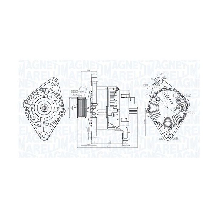 Kintamosios srovės generatorius MAGNETI MARELLI 063731084010