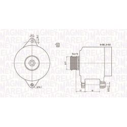 Kintamosios srovės generatorius MAGNETI MARELLI 063731157010
