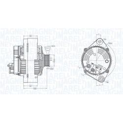 Kintamosios srovės generatorius MAGNETI MARELLI 063731318010