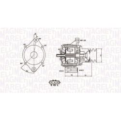 Kintamosios srovės generatorius MAGNETI MARELLI 063731367010