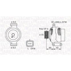 Kintamosios srovės generatorius MAGNETI MARELLI 063731544010