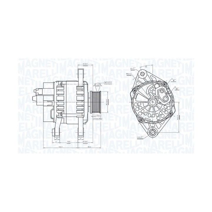 Kintamosios srovės generatorius MAGNETI MARELLI 063731743010