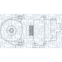 Kintamosios srovės generatorius MAGNETI MARELLI 063731766010
