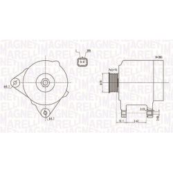 Kintamosios srovės generatorius MAGNETI MARELLI 063731824010