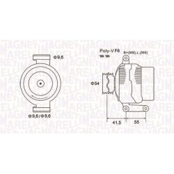 Kintamosios srovės generatorius MAGNETI MARELLI 063731855010