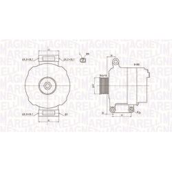 Kintamosios srovės generatorius MAGNETI MARELLI 063731867010