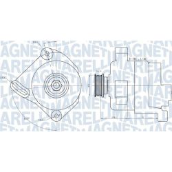 Kintamosios srovės generatorius MAGNETI MARELLI 063731886010