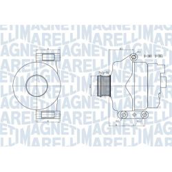 Kintamosios srovės generatorius MAGNETI MARELLI 063731934010