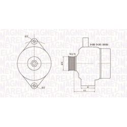 Kintamosios srovės generatorius MAGNETI MARELLI 063731952010