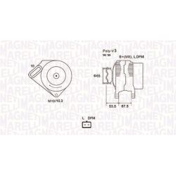 Kintamosios srovės generatorius MAGNETI MARELLI 063731976010