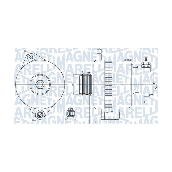 Kintamosios srovės generatorius MAGNETI MARELLI 063732018010