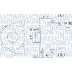 Kintamosios srovės generatorius MAGNETI MARELLI 063732070010