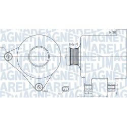 Kintamosios srovės generatorius MAGNETI MARELLI 063732091010