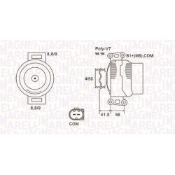 Kintamosios srovės generatorius MAGNETI MARELLI 063732108010
