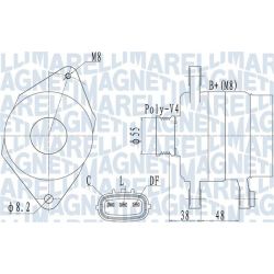 Kintamosios srovės generatorius MAGNETI MARELLI 063732124010