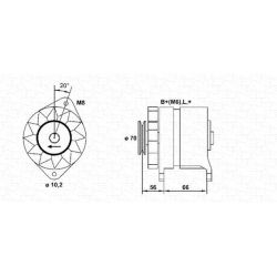 Kintamosios srovės generatorius MAGNETI MARELLI 943356948010