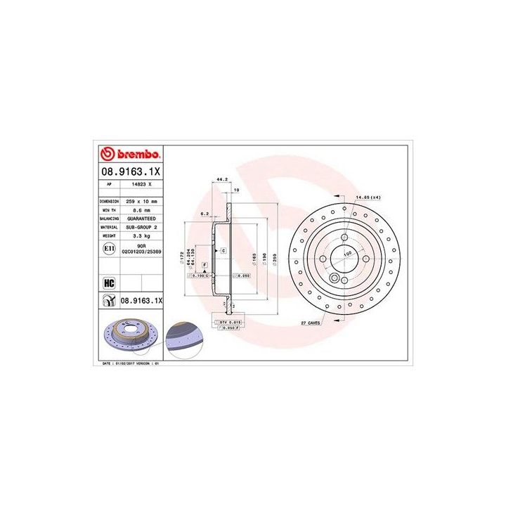Stabdžių diskas MAGNETI MARELLI 360406002802