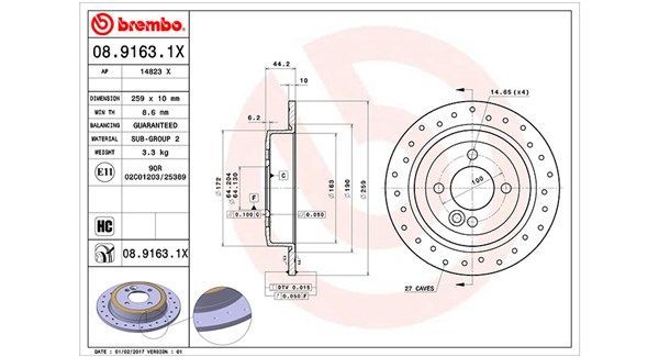 Stabdžių diskas MAGNETI MARELLI 360406002802