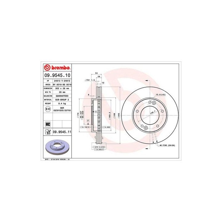 Stabdžių diskas MAGNETI MARELLI 360406005600
