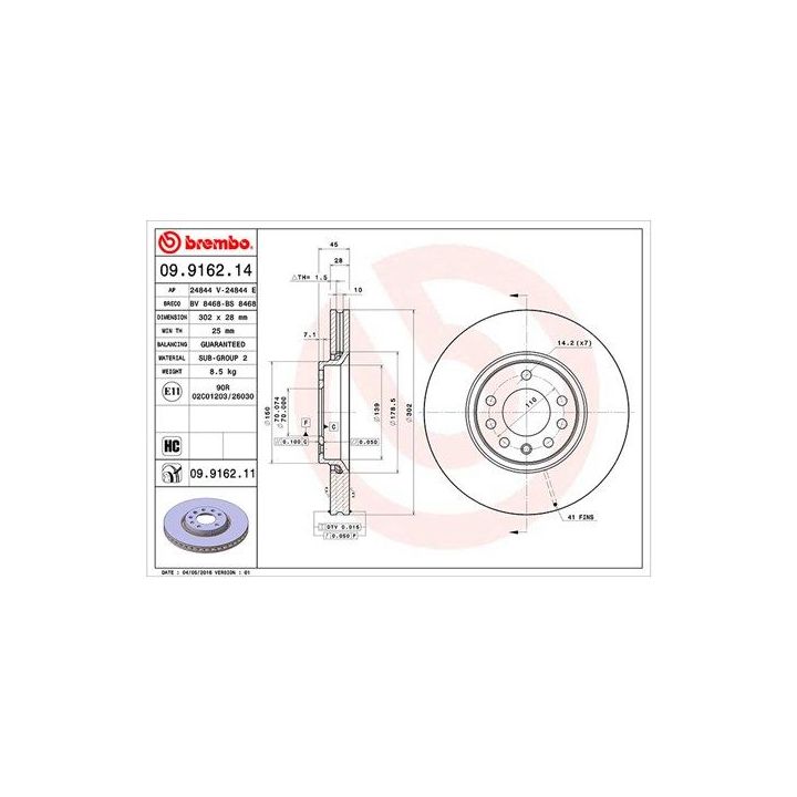 Stabdžių diskas MAGNETI MARELLI 360406008200