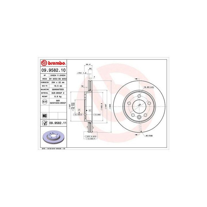 Stabdžių diskas MAGNETI MARELLI 360406009500