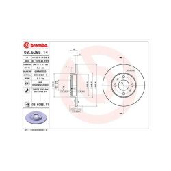 Stabdžių diskas MAGNETI MARELLI 360406021600