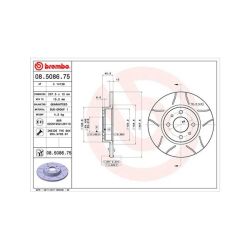 Stabdžių diskas MAGNETI MARELLI 360406021805