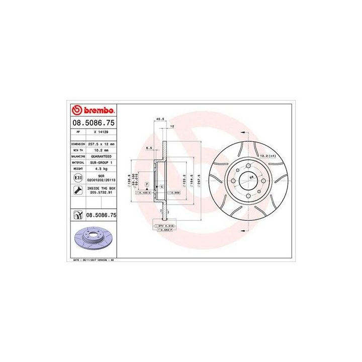 Stabdžių diskas MAGNETI MARELLI 360406021805