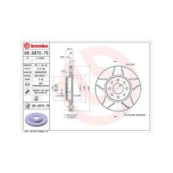 Stabdžių diskas MAGNETI MARELLI 360406021905
