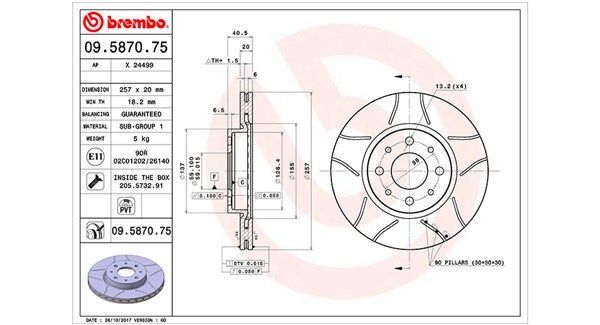 Stabdžių diskas MAGNETI MARELLI 360406021905