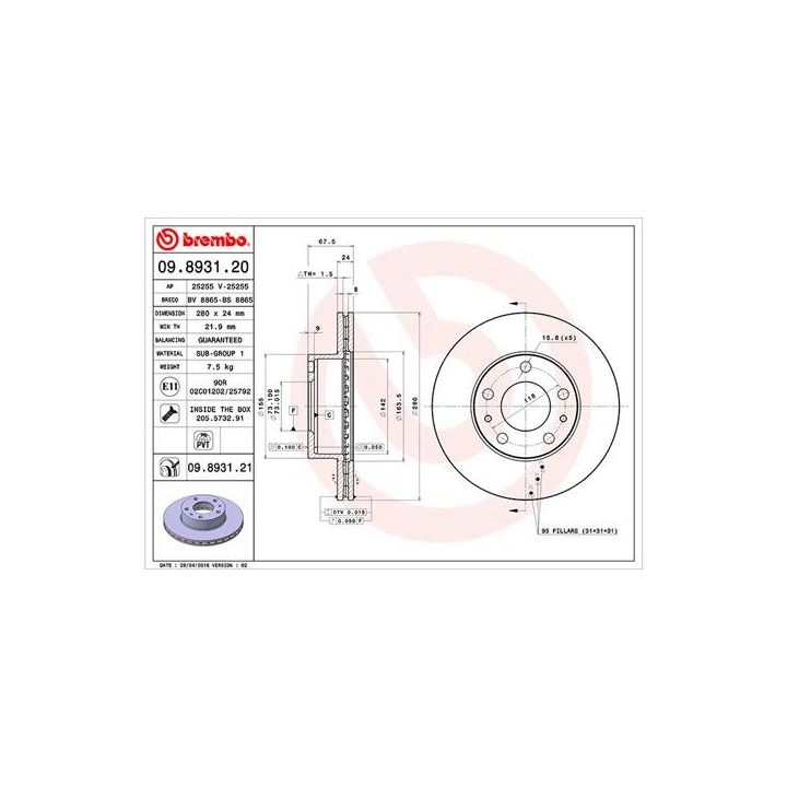 Stabdžių diskas MAGNETI MARELLI 360406023800