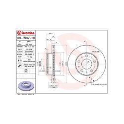 Stabdžių diskas MAGNETI MARELLI 360406023900