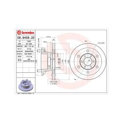 Stabdžių diskas MAGNETI MARELLI 360406024000