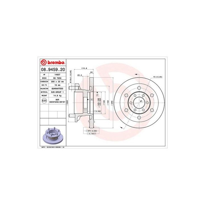 Stabdžių diskas MAGNETI MARELLI 360406024000