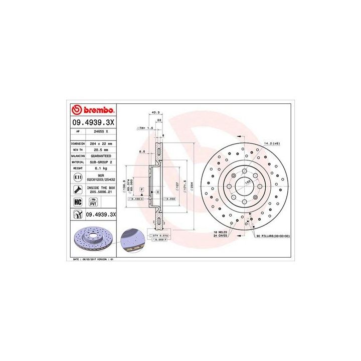 Stabdžių diskas MAGNETI MARELLI 360406024102