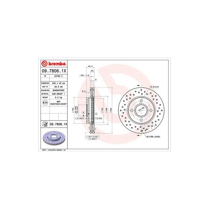Stabdžių diskas MAGNETI MARELLI 360406026002