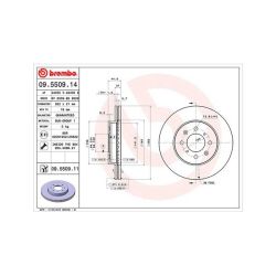 Stabdžių diskas MAGNETI MARELLI 360406027700