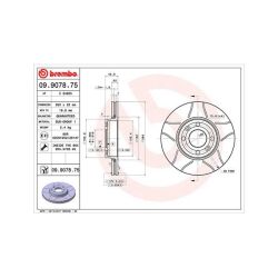 Stabdžių diskas MAGNETI MARELLI 360406036605
