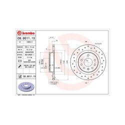 Stabdžių diskas MAGNETI MARELLI 360406040002