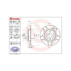 Stabdžių diskas MAGNETI MARELLI 360406040005