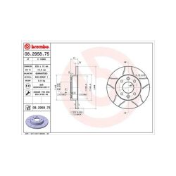 Stabdžių diskas MAGNETI MARELLI 360406042105