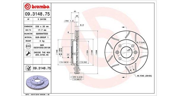 Stabdžių diskas MAGNETI MARELLI 360406042405