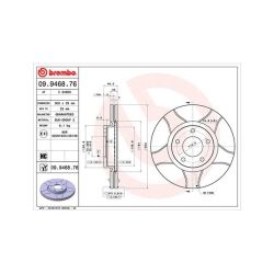 Stabdžių diskas MAGNETI MARELLI 360406056805