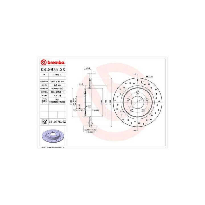 Stabdžių diskas MAGNETI MARELLI 360406059702
