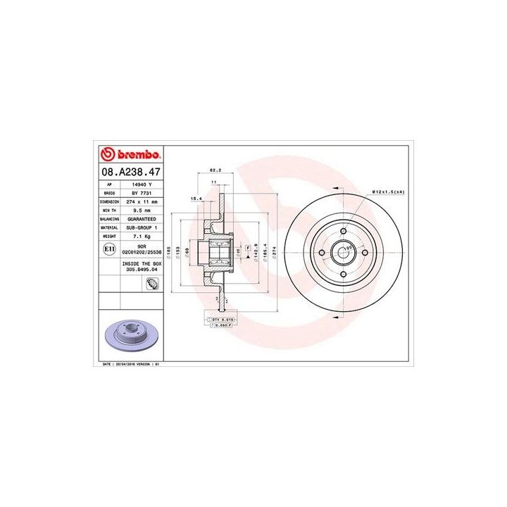 Stabdžių diskas MAGNETI MARELLI 360406061000