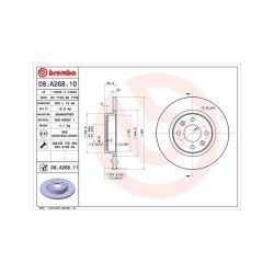 Stabdžių diskas MAGNETI MARELLI 360406061300