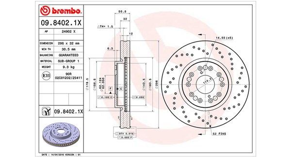 Stabdžių diskas MAGNETI MARELLI 360406090102